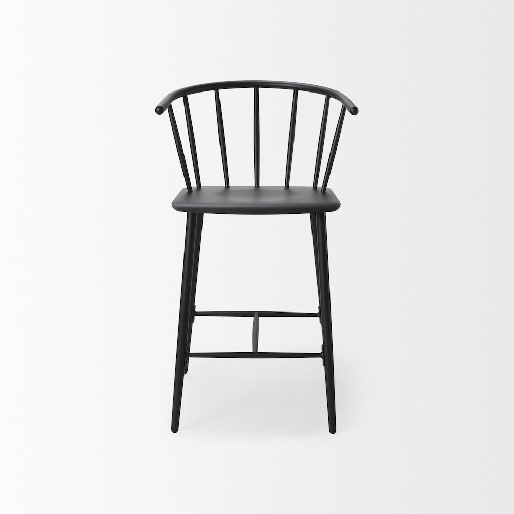 Black Metal Counter Stool. Picture 10