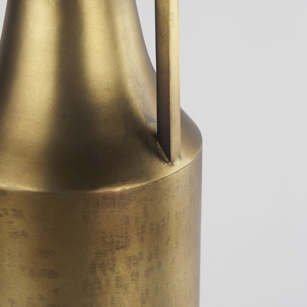 Aubrey  Large 24.0H Gold Iron Jug Vase. Picture 2
