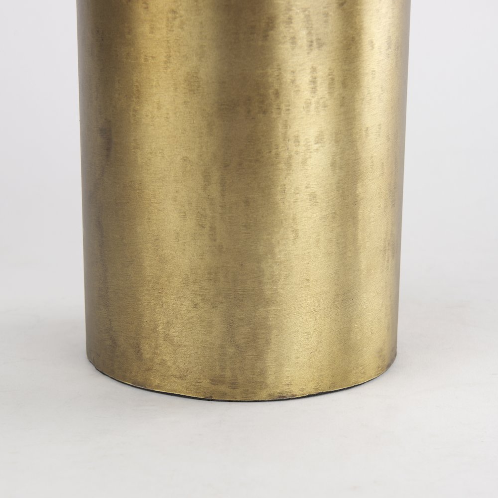 Aubrey  Large 24.0H Gold Iron Jug Vase. Picture 3