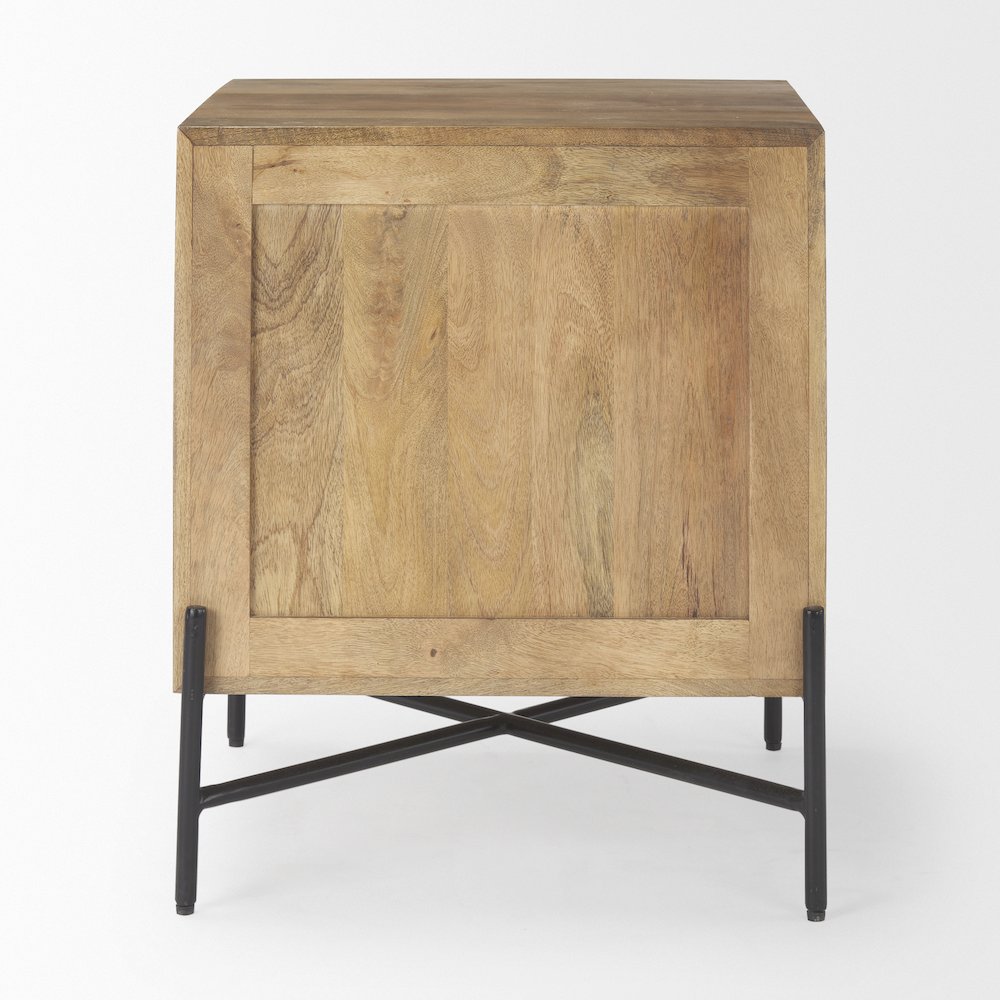 Cairo 22.0L x 22.0W x 26.0H Wood 2 Drawer Accent table. Picture 5