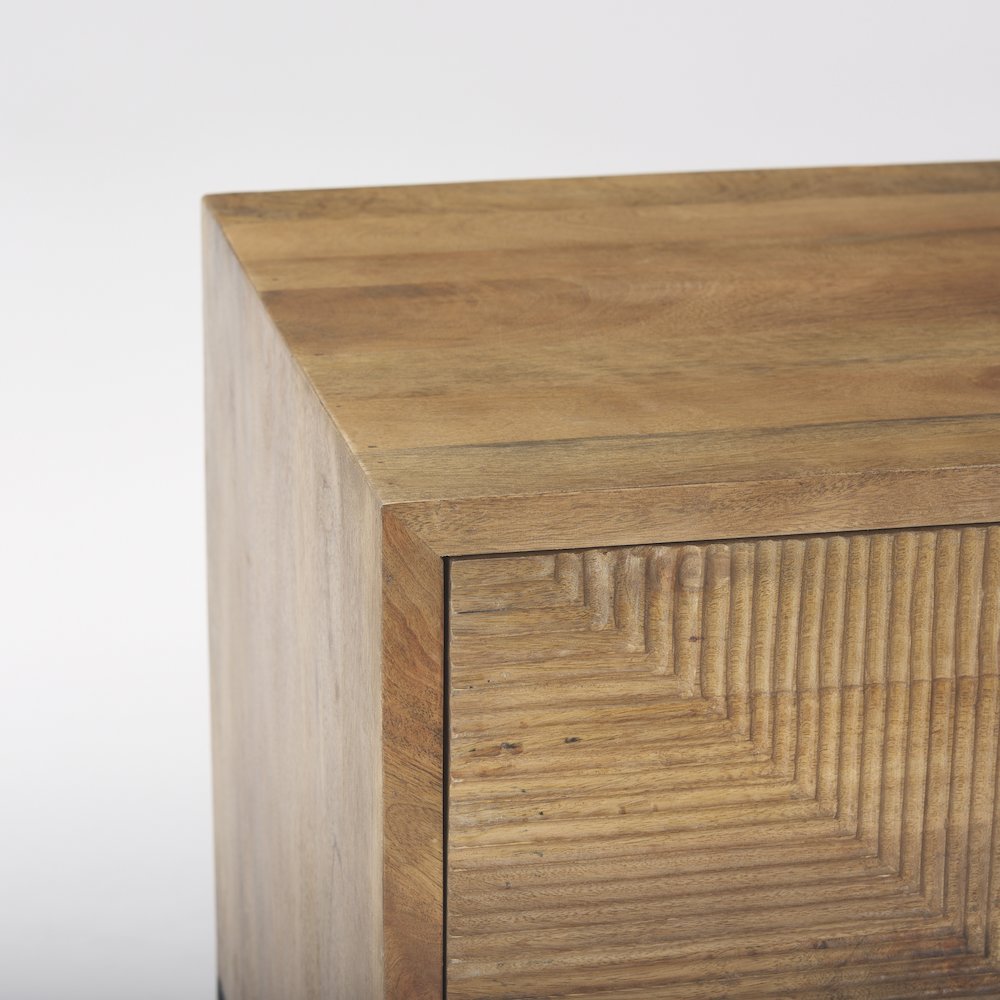 Cairo 22.0L x 22.0W x 26.0H Wood 2 Drawer Accent table. Picture 8