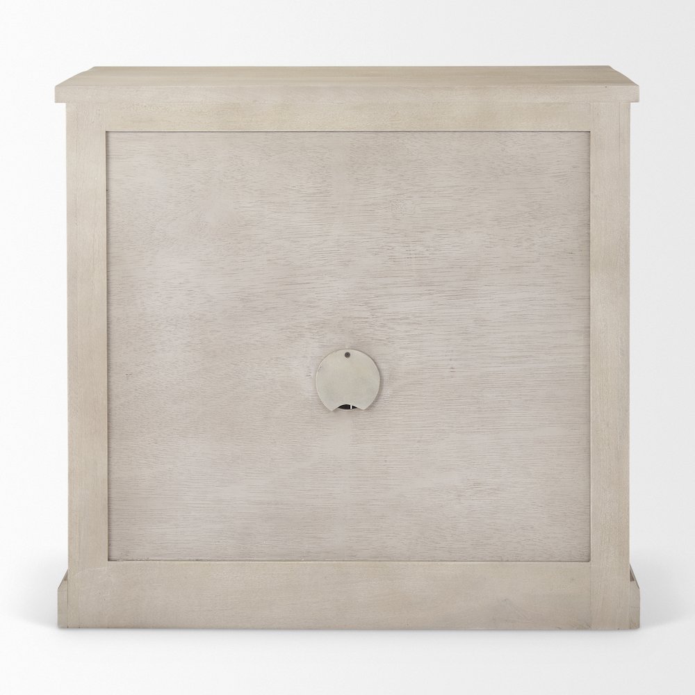 Beige Woodblack Accents 2 Door Accent Cabinet. Picture 8