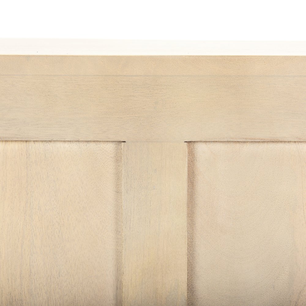 Tucker Light Brown Wood Carved Arch Pattern 4 Door Sideboard. Picture 3