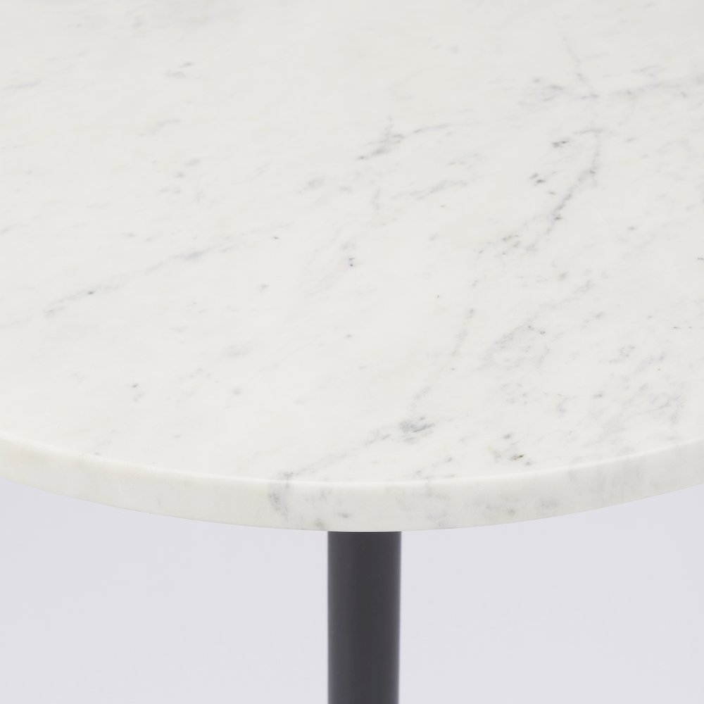 Maxwell Marble Top Pedestal End/Side Table. Picture 4