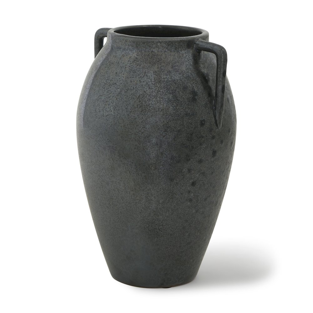 Kora Medium Dark Metallic Double Ear Vase. Picture 1