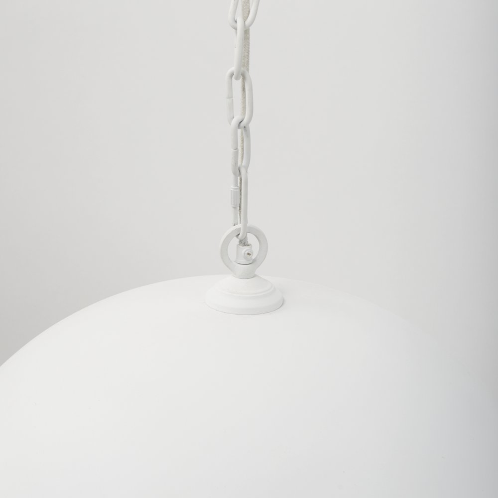 Juniper 24" Round White Dome Pendant Light. Picture 6