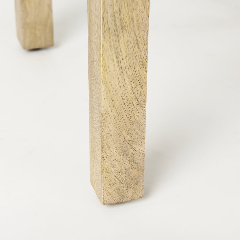 Light Wood Bridge Accent Table. Picture 5