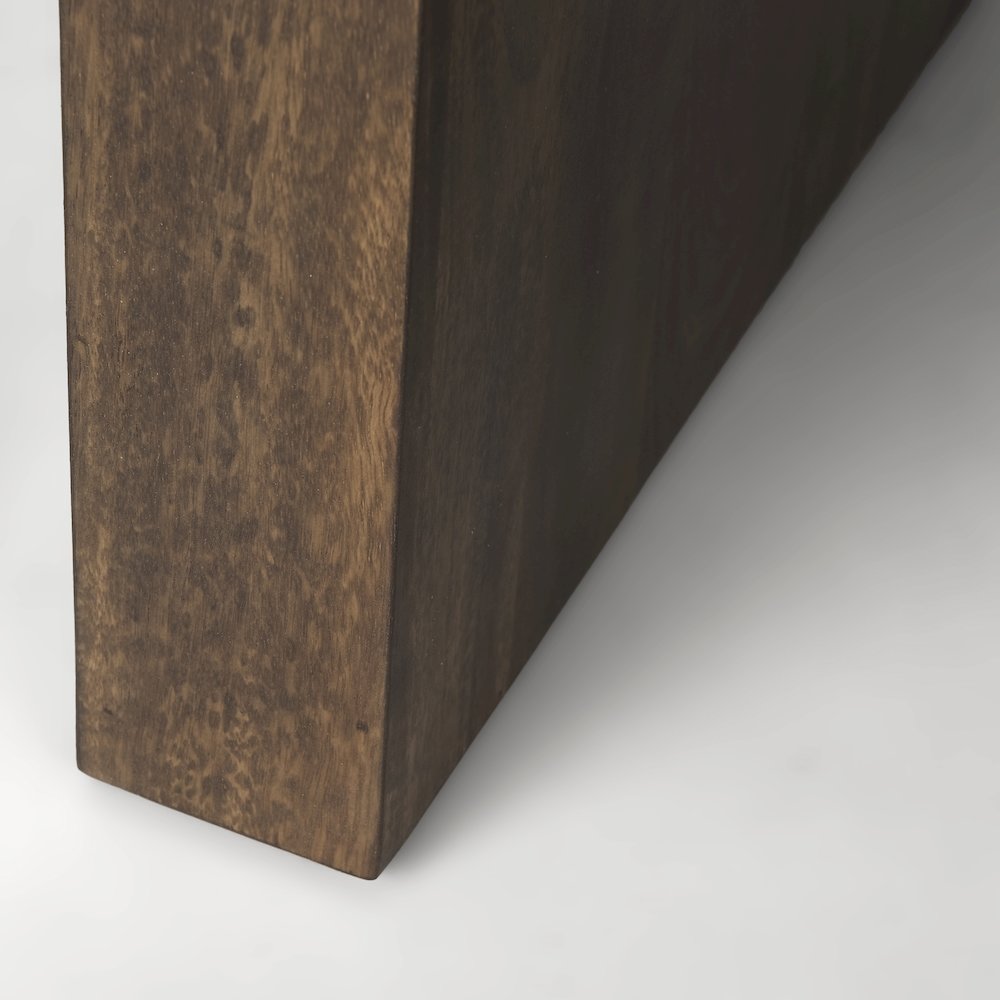 Dark Brown Wood Accent Table. Picture 9