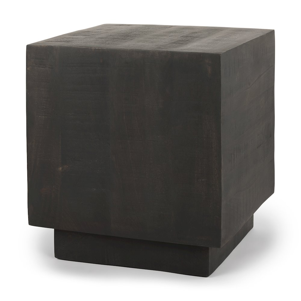 Hayden Dark Brown Wood End/Side Table. Picture 1