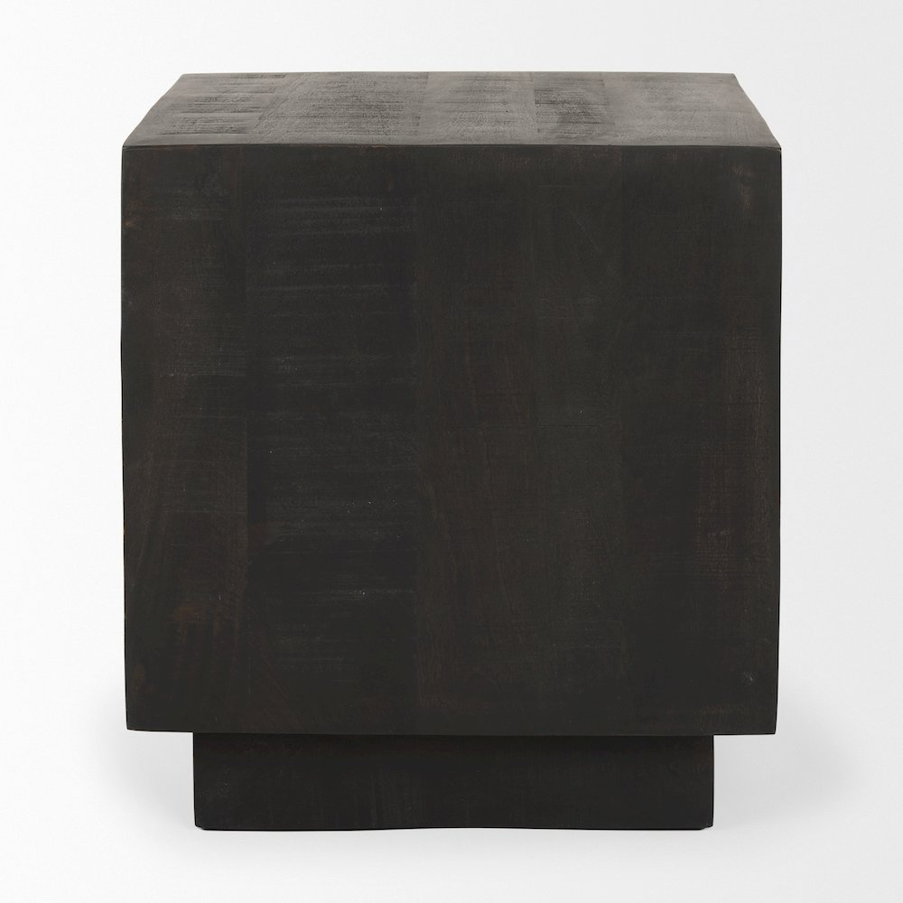 Hayden Dark Brown Wood End/Side Table. Picture 2