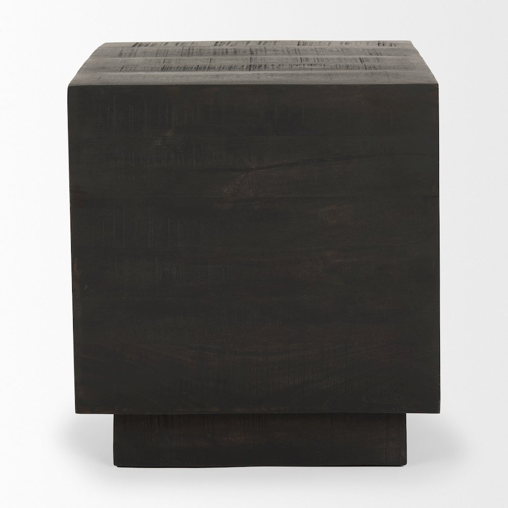 Hayden Dark Brown Wood End/Side Table. Picture 4