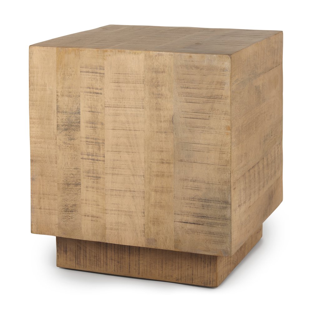 Hayden Light Brown Wood End/Side Table. Picture 1