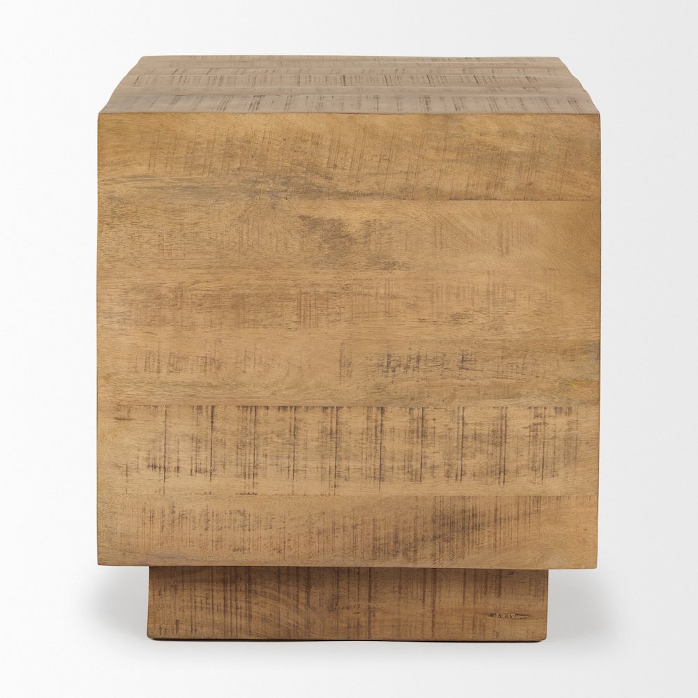 Hayden Light Brown Wood End/Side Table. Picture 4