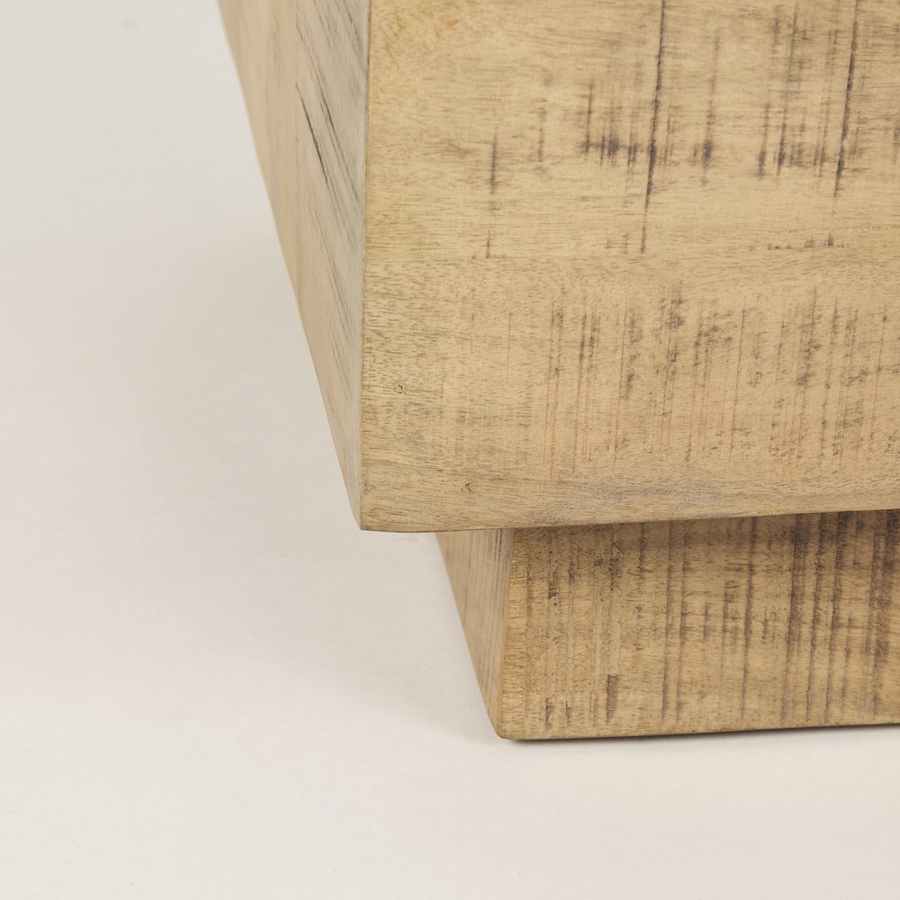 Hayden Light Brown Wood End/Side Table. Picture 6