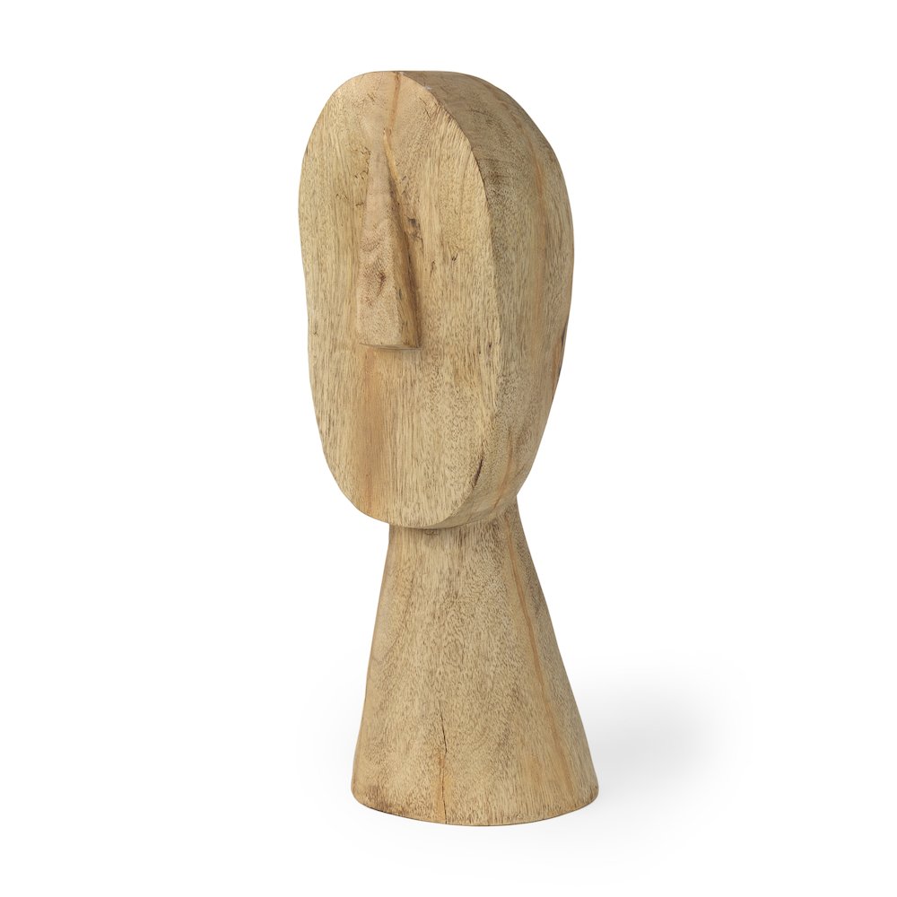 Ivan Large Wooden Head Sculpture. Picture 1