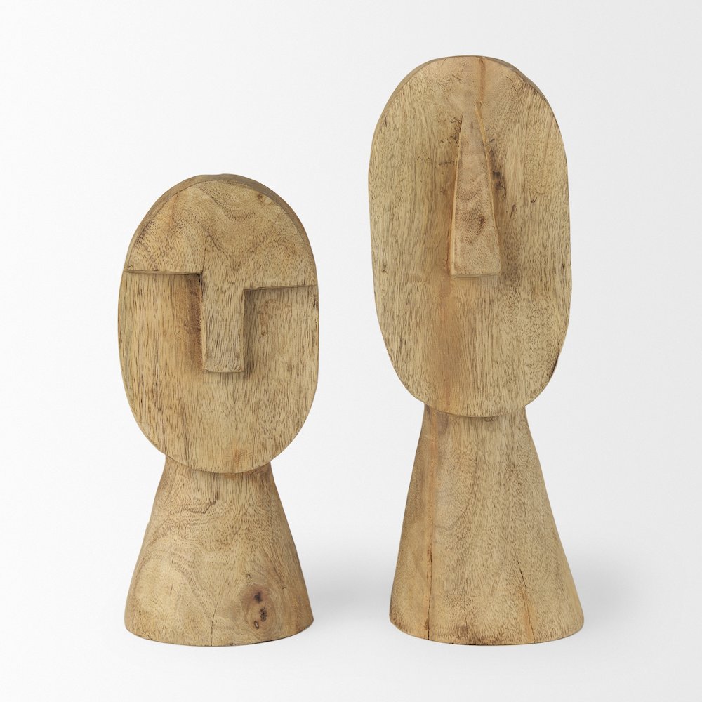Ivan Large Wooden Head Sculpture. Picture 7