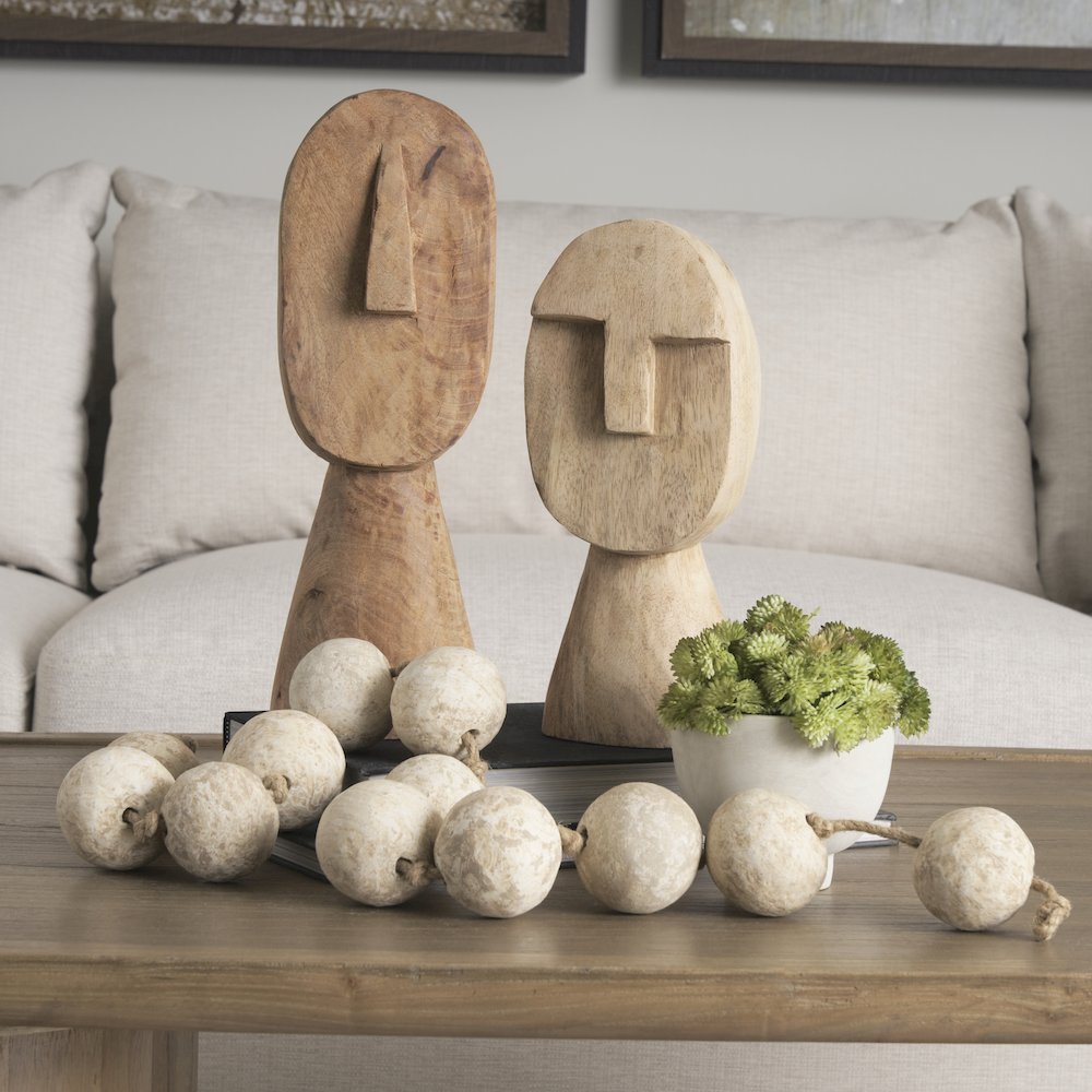 Ivan Large Wooden Head Sculpture. Picture 9