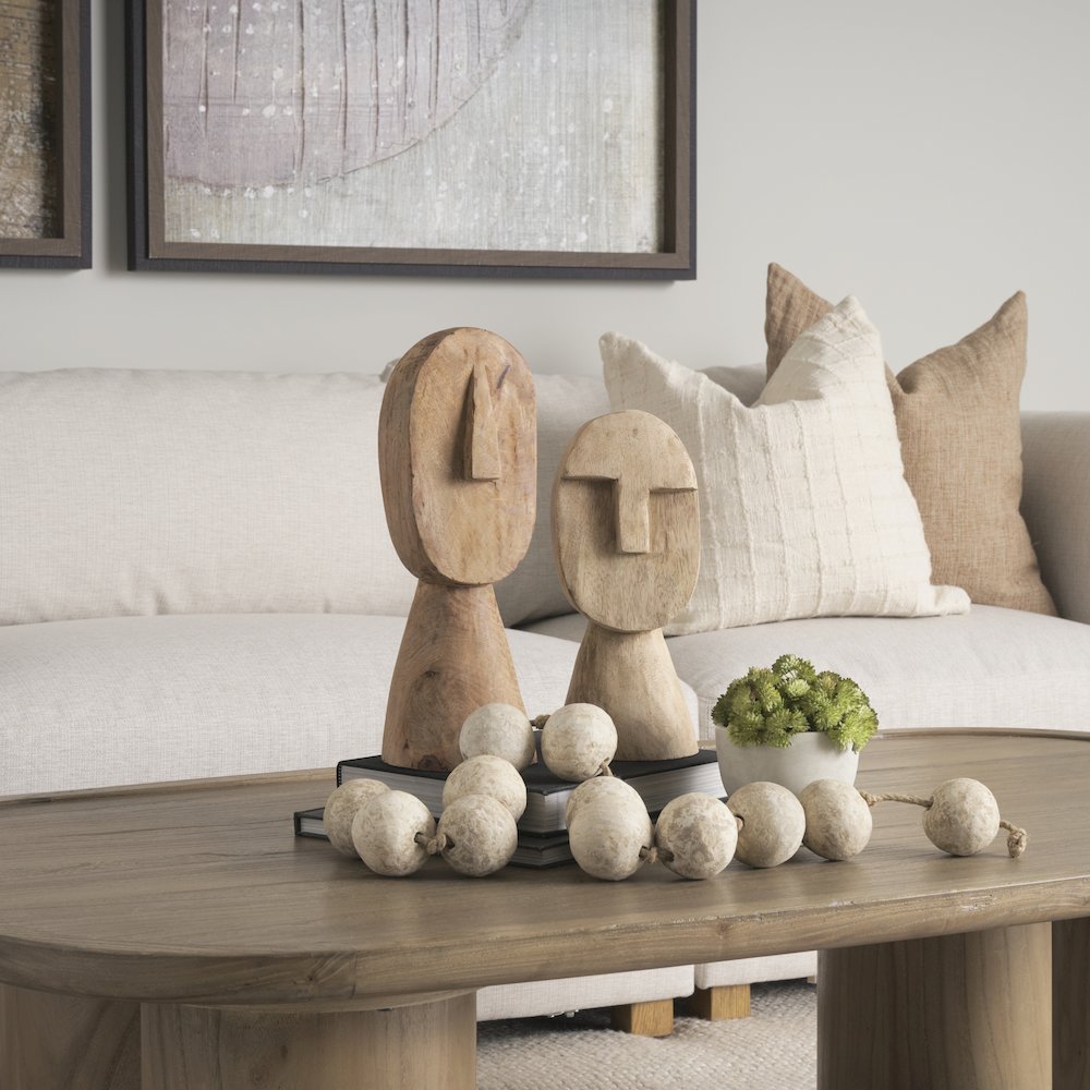 Ivan Large Wooden Head Sculpture. Picture 10