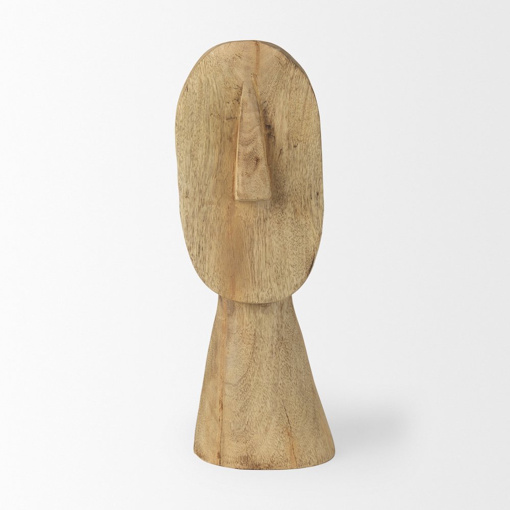 Ivan Large Wooden Head Sculpture. Picture 12