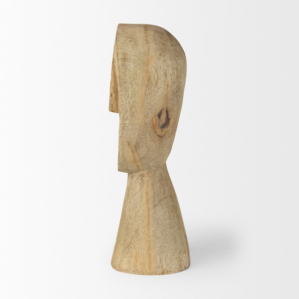 Ivan Large Wooden Head Sculpture. Picture 13