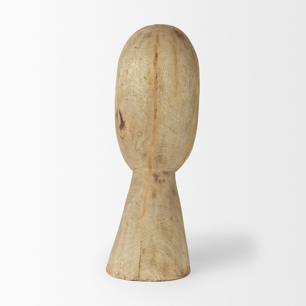Ivan Large Wooden Head Sculpture. Picture 14