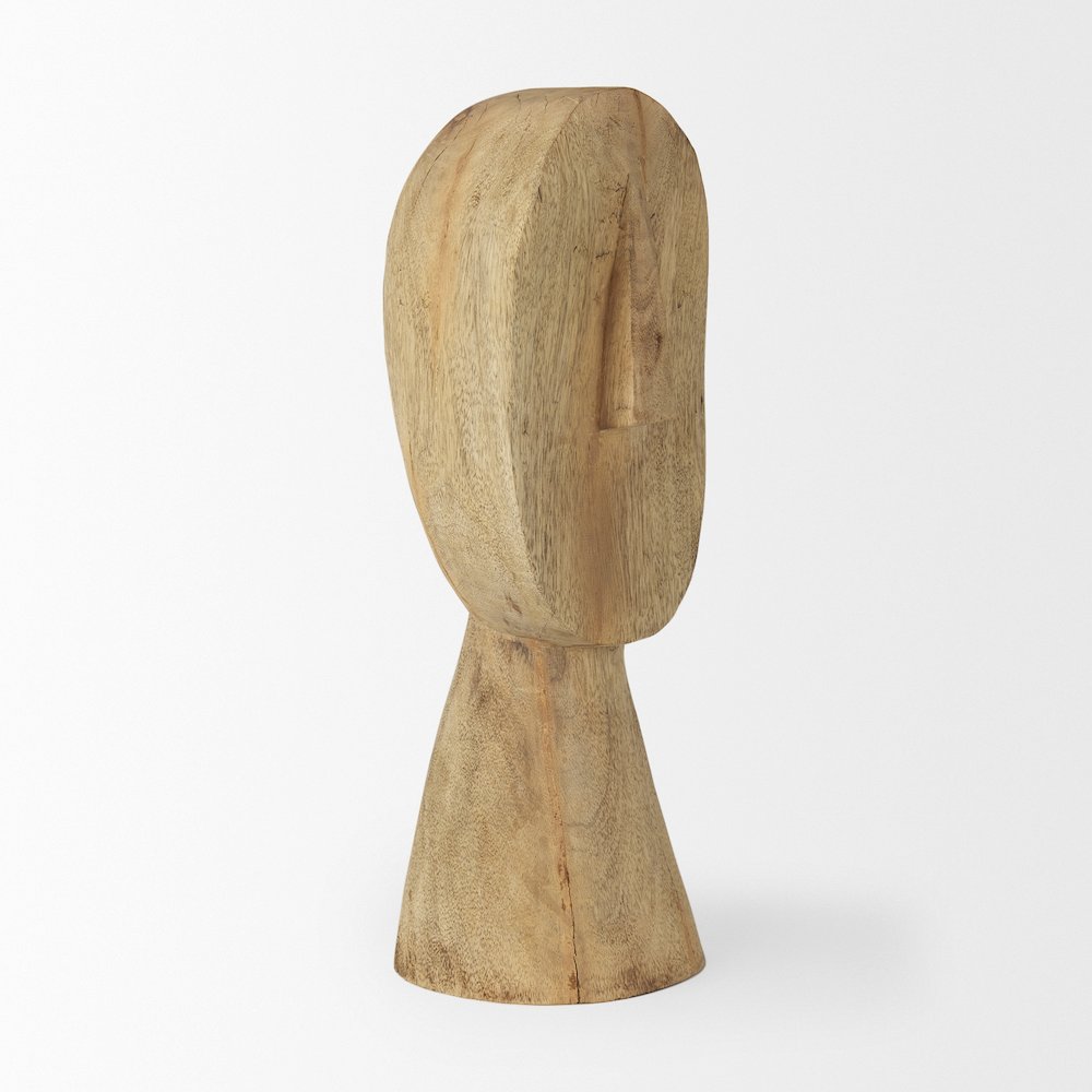 Ivan Large Wooden Head Sculpture. Picture 15
