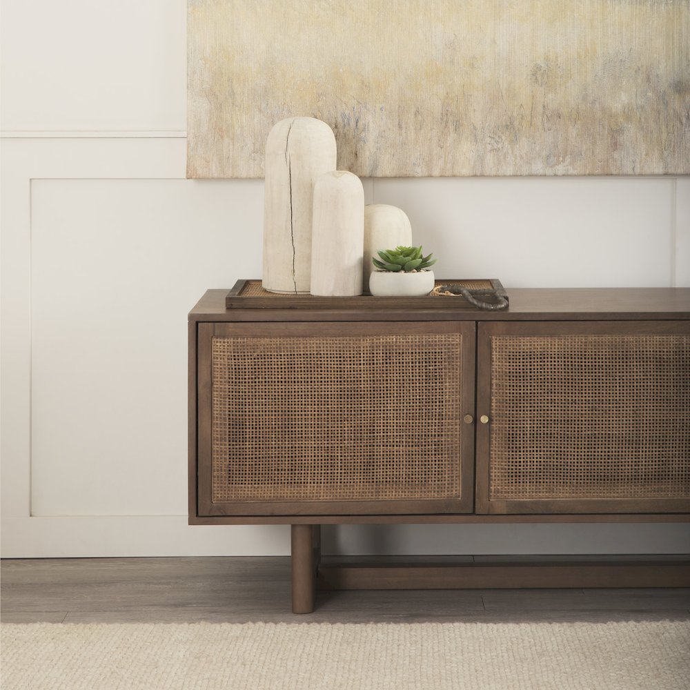 Knox Medium White-Wash Wood Decorative Object. Picture 2