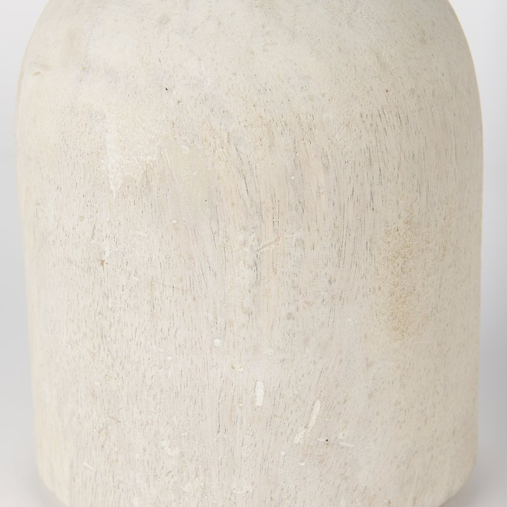 Knox Short White-Wash Wood Decorative Object. Picture 8