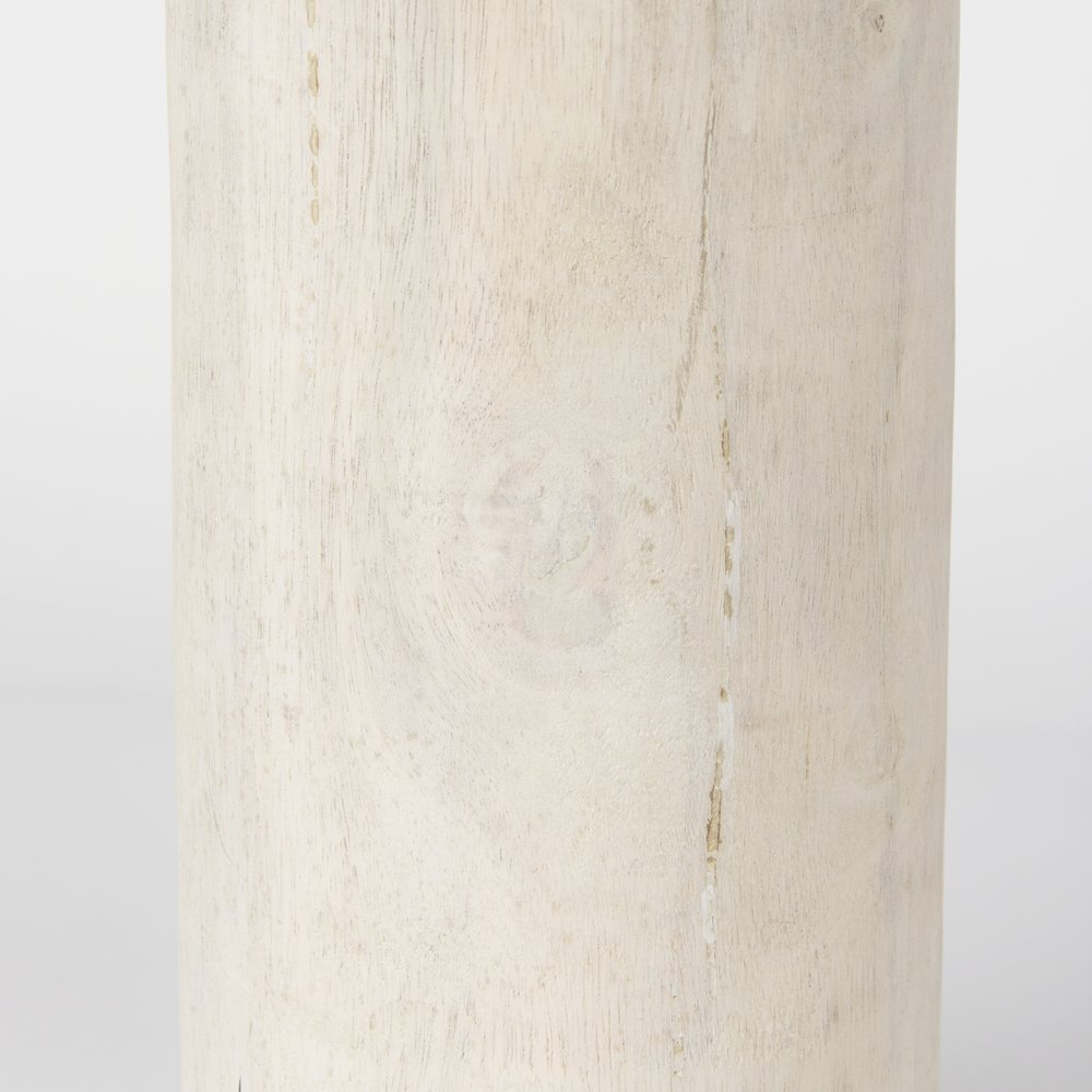Knox Tall White-Wash Wood Decorative Object. Picture 6