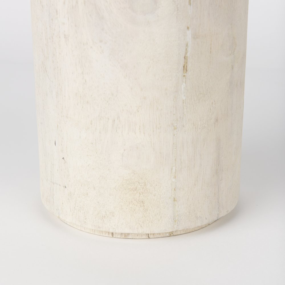 Knox Tall White-Wash Wood Decorative Object. Picture 7