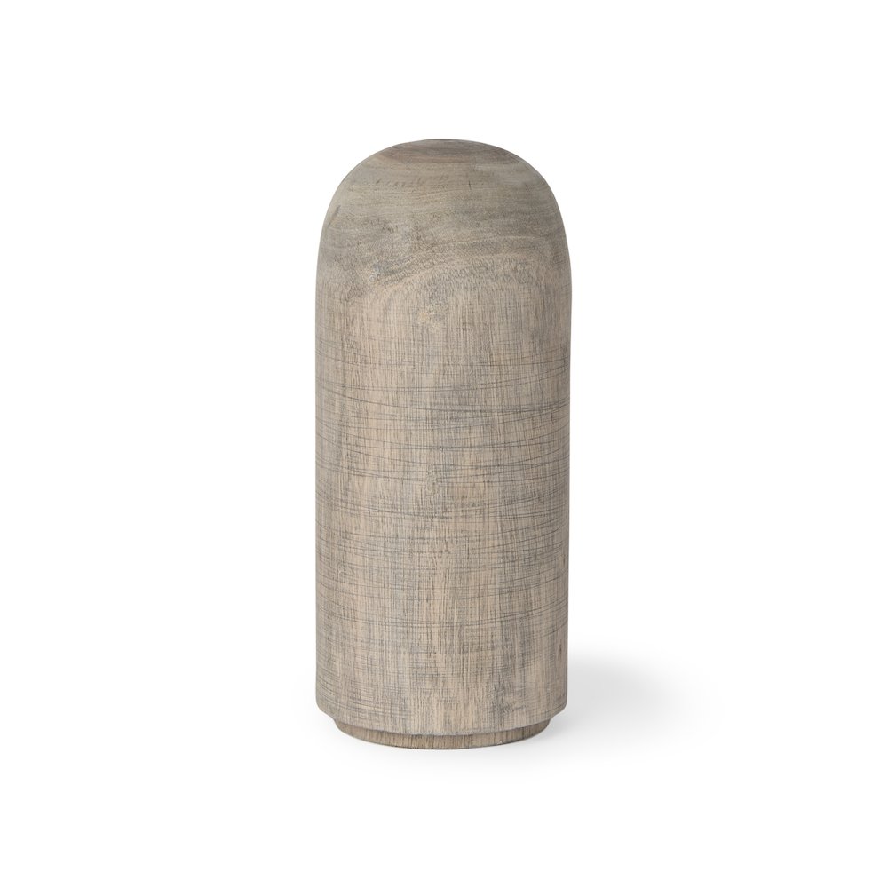 Knox Medium Gray-Wash Wood Decorative Object. Picture 1