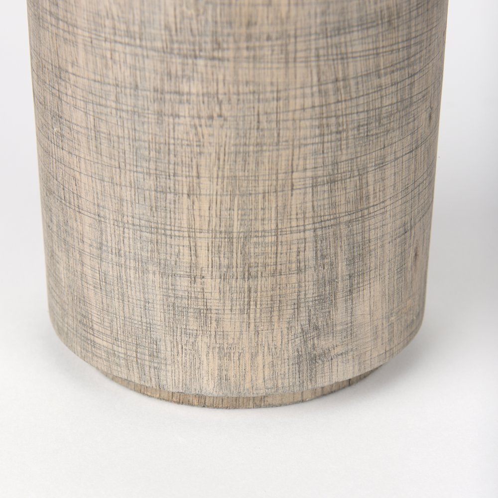Knox Medium Gray-Wash Wood Decorative Object. Picture 6