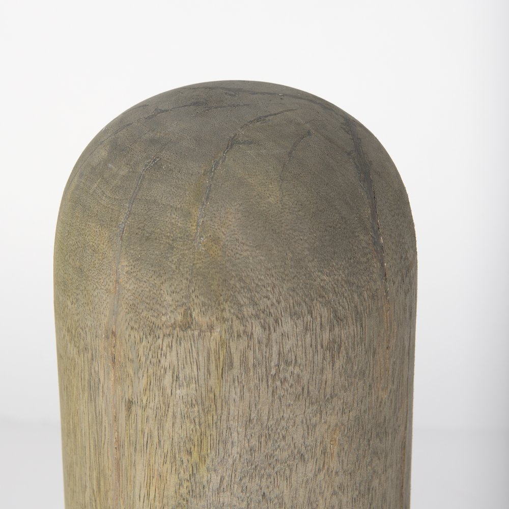 Knox Large Gray-Wash Wood Decorative Object. Picture 4