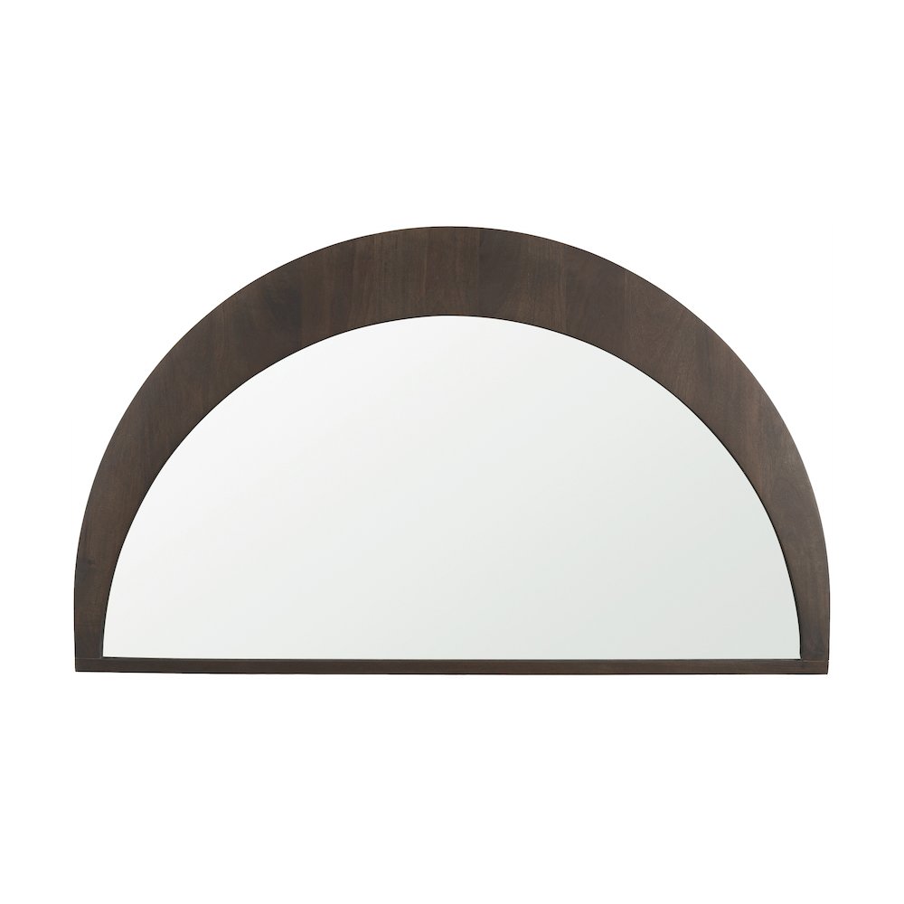 Celeste Dark Brown Wood Large Mirror. Picture 5