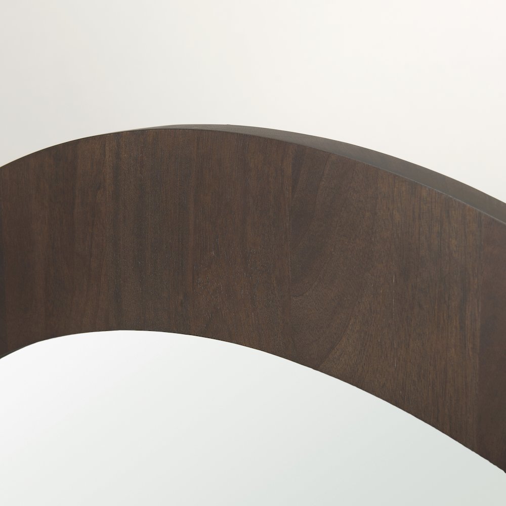 Celeste Dark Brown Wood Large Mirror. Picture 10