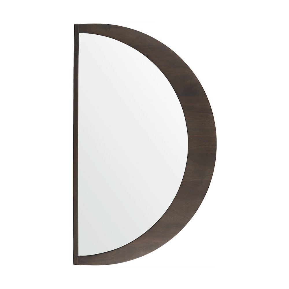Celeste Dark Brown Wood Large Mirror. Picture 11