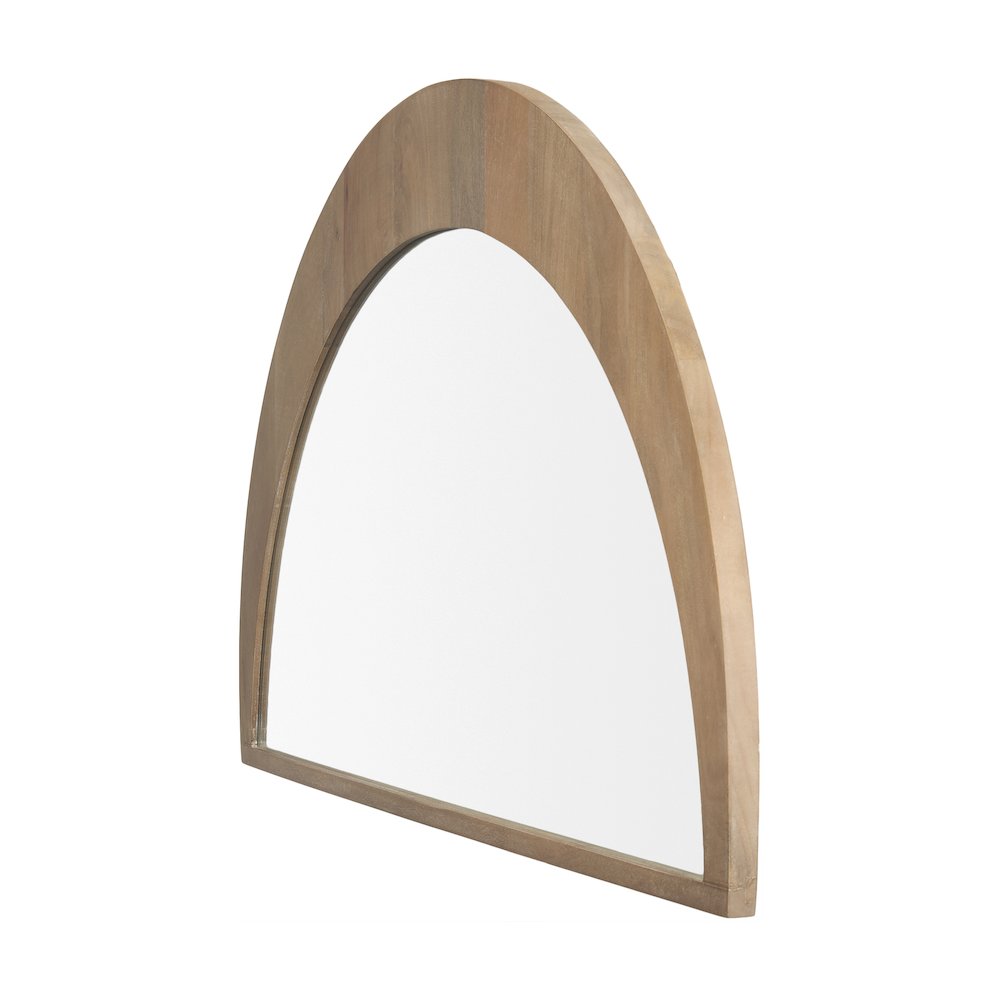 Celeste Light Brown Wood Large Mirror. Picture 5