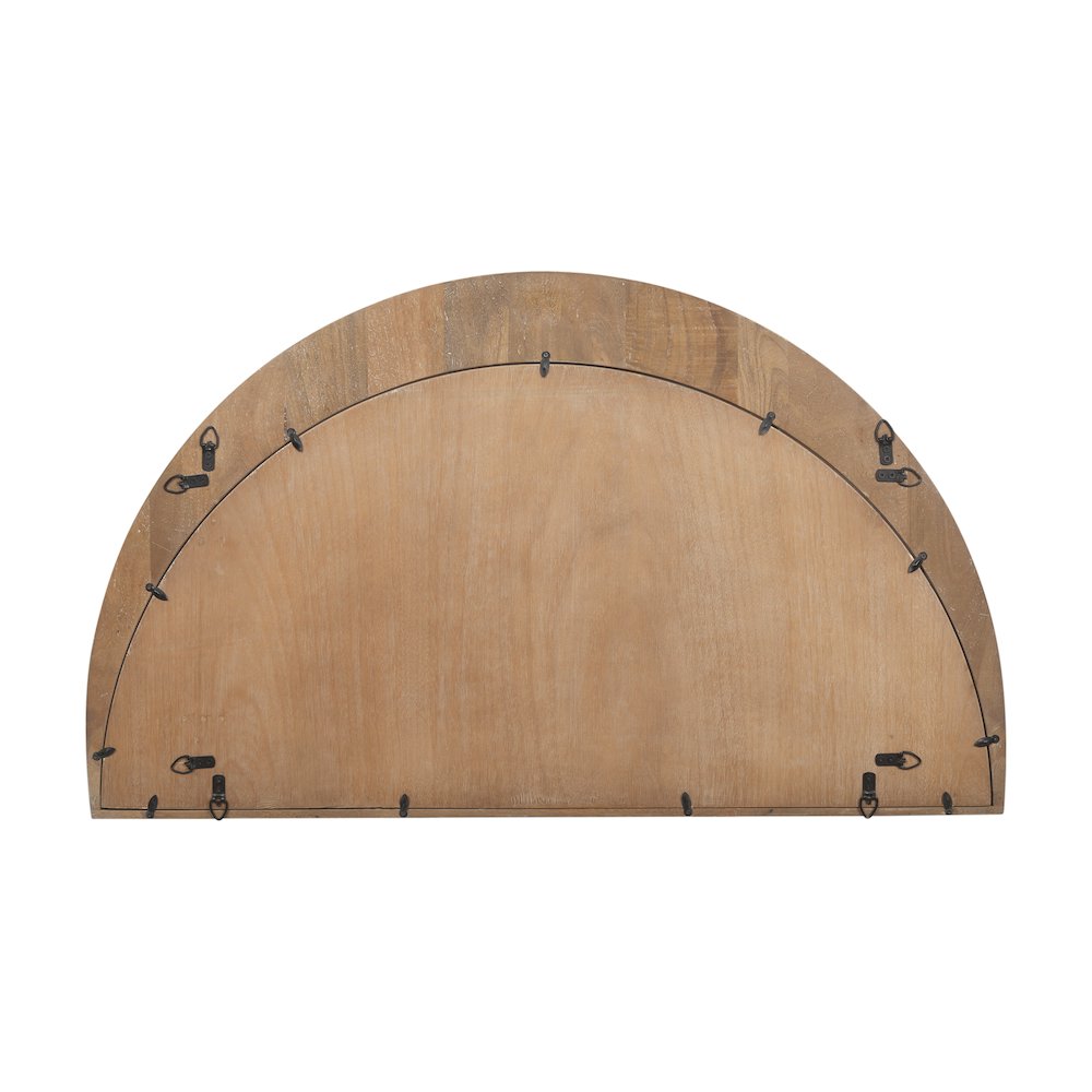 Celeste Light Brown Wood Large Mirror. Picture 6