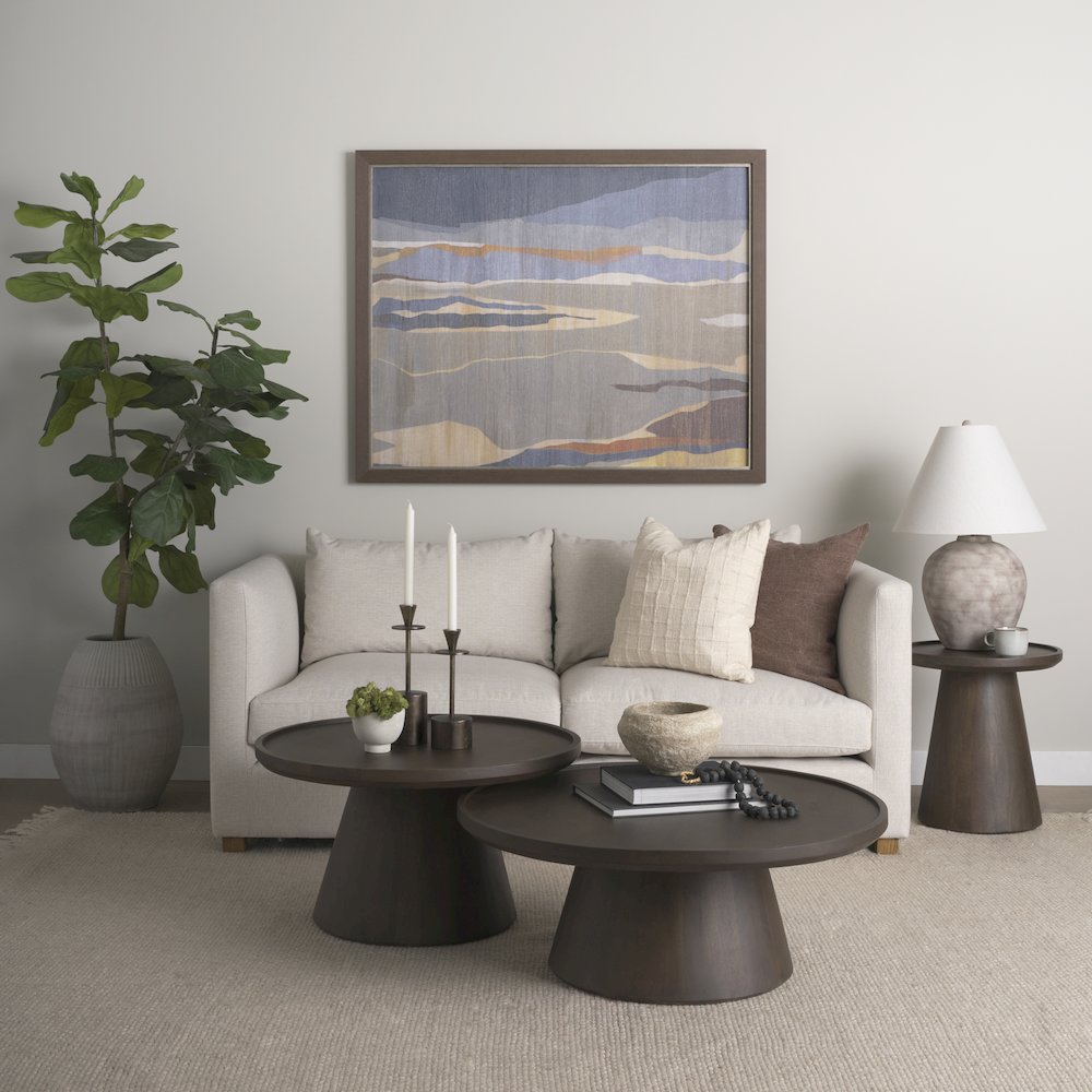 Marvin Taupe Ceramic Table Lamp. Picture 4