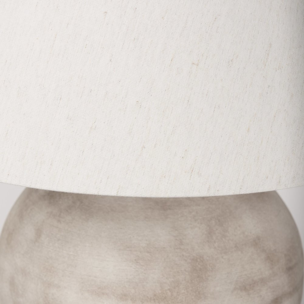 Marvin Taupe Ceramic Table Lamp. Picture 10