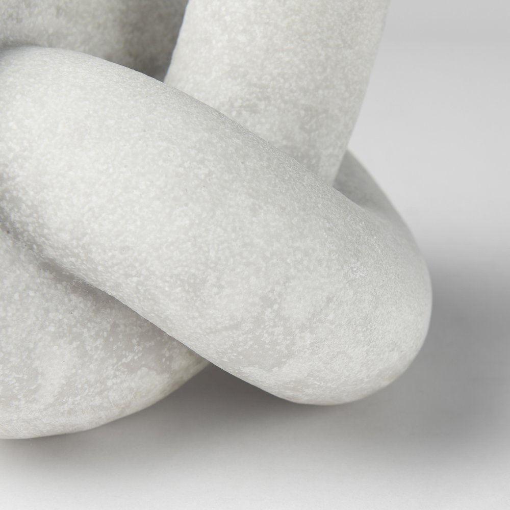 Otto  Granite Resin Small Knot Sculpture Decorative Object. Picture 9