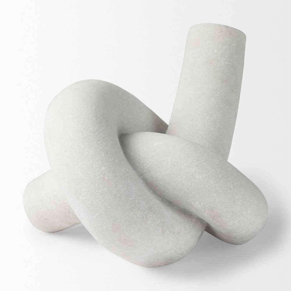 Otto  Granite Resin Large Knot Sculpture Decorative Object. Picture 7