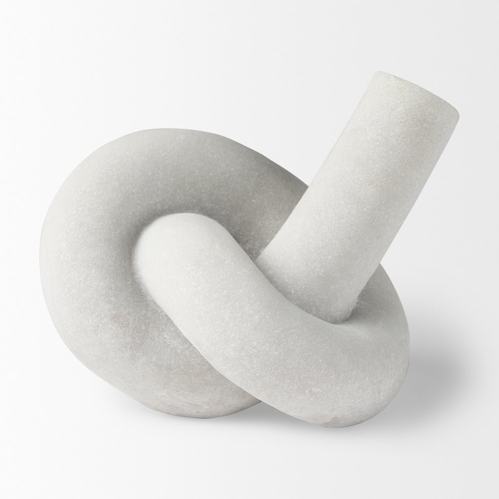 Otto  Granite Resin Large Knot Sculpture Decorative Object. Picture 8