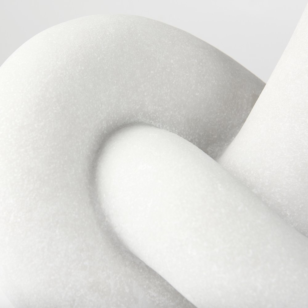 Otto  Granite Resin Large Knot Sculpture Decorative Object. Picture 10