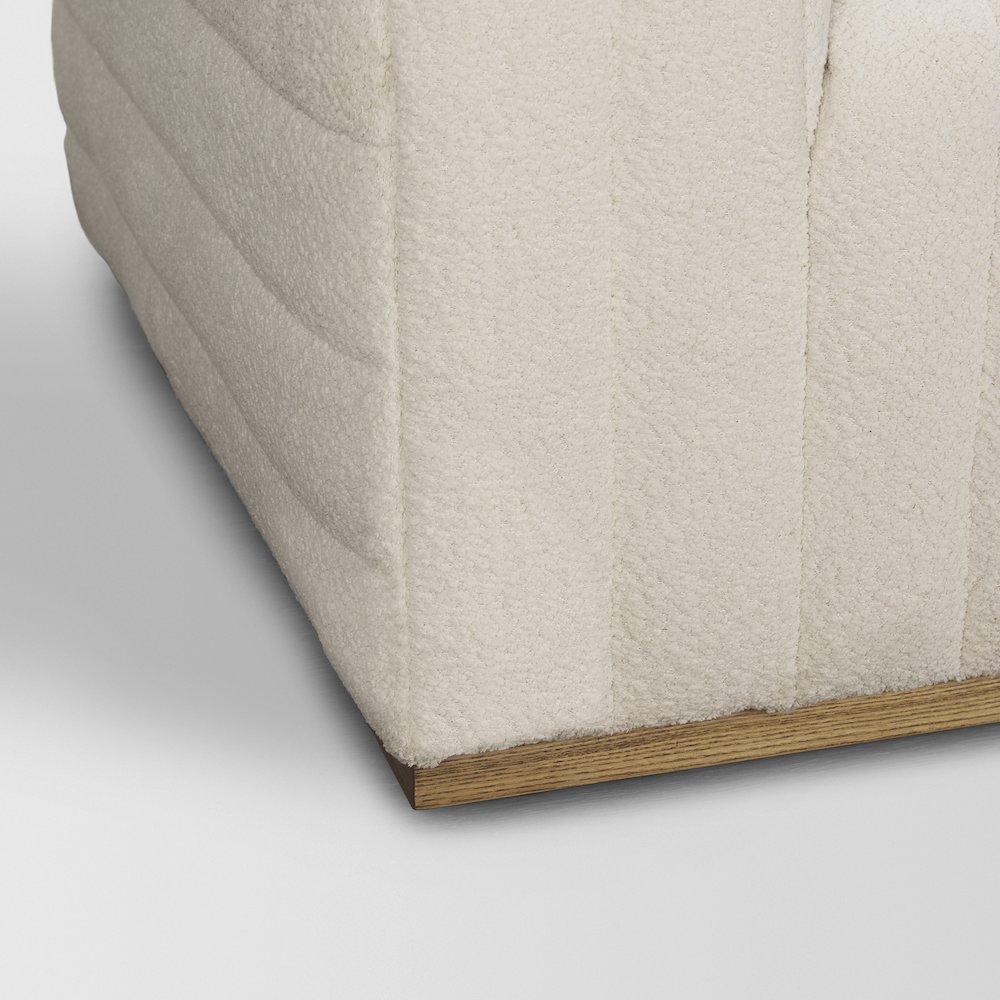 Ricciardo Cream Boucle 3-Seater Sofa. Picture 3