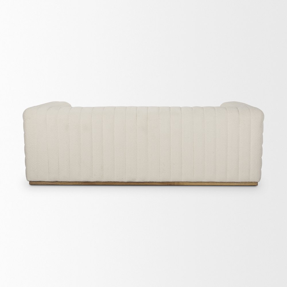 Ricciardo Cream Boucle 3-Seater Sofa. Picture 8
