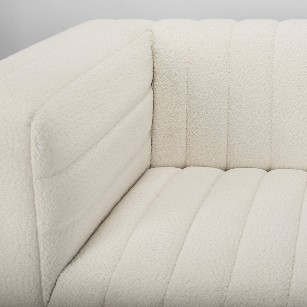 Ricciardo Cream Boucle 3-Seater Sofa. Picture 11