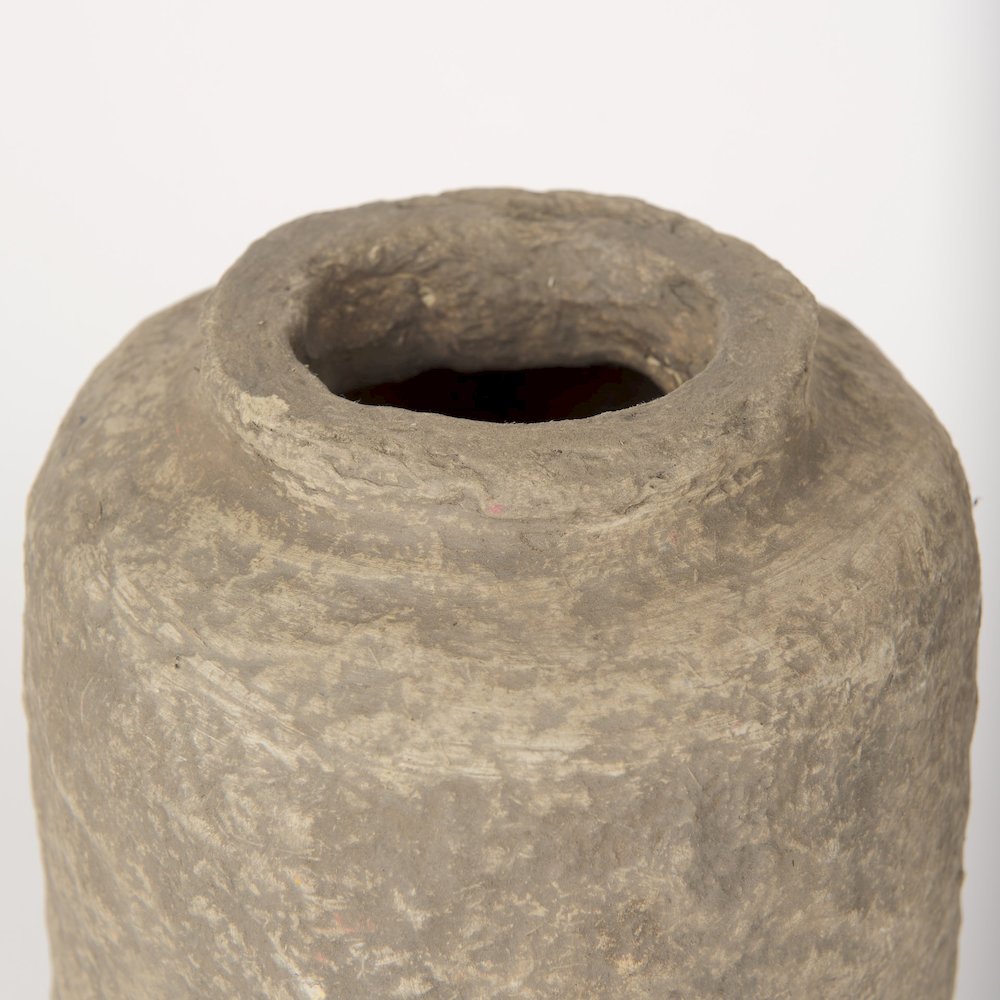 Bala Small Gray Paper Mache Vase. Picture 5