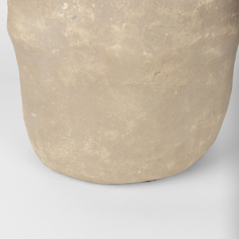 Bala Large Gray Paper Mache Vase. Picture 8