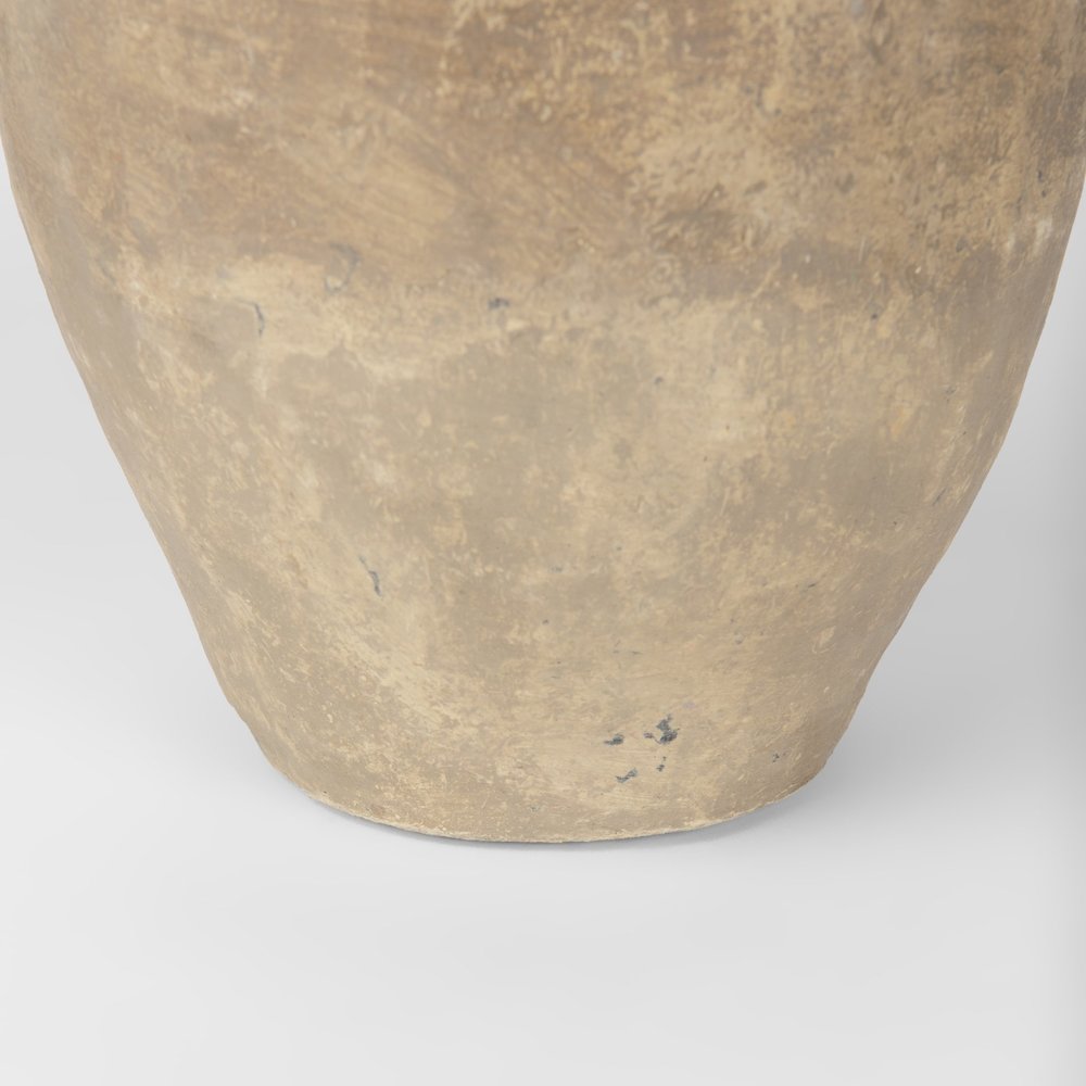 Rundal Large Gray Paper Mache Vase. Picture 2